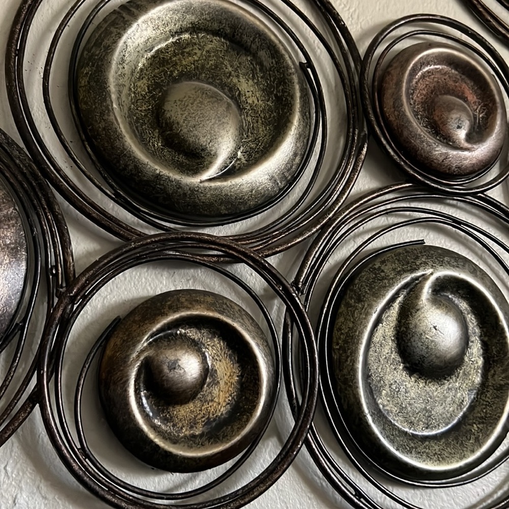 Decorative wall metal circles - Picture 2 of 3